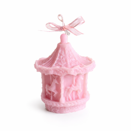 CANDELA GIOSTRINA ROSA 8CM X 6,5